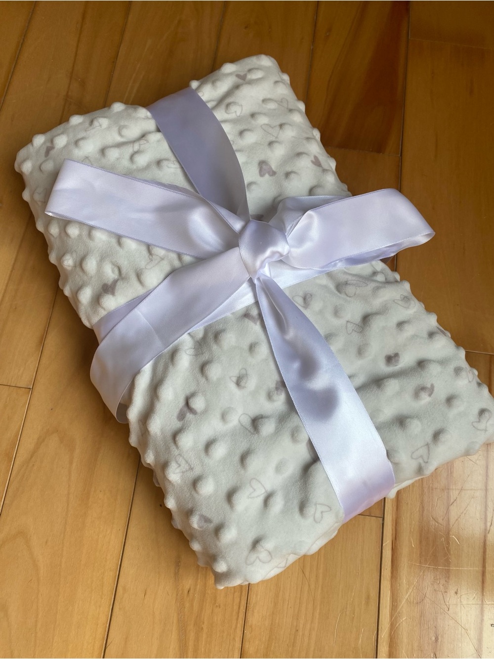 3/25$ Clément Baby Blanket – Reversible Minky Dot (38" x 29")